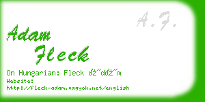 adam fleck business card